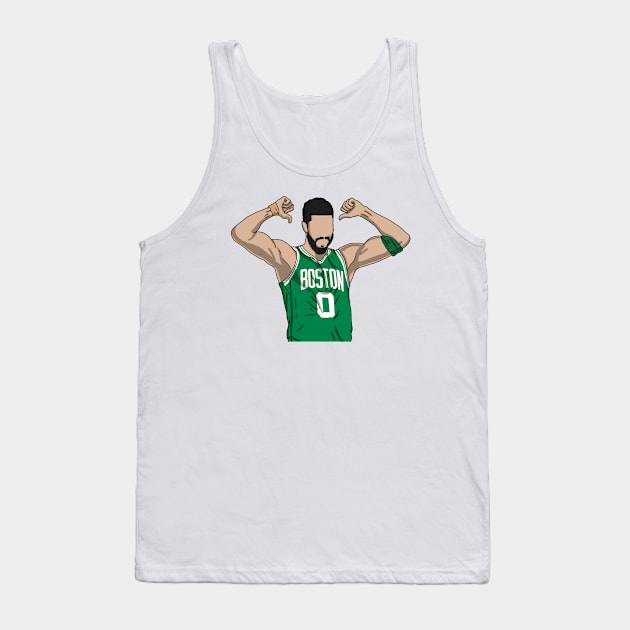 Jayson Tatum Celebration Tank Top by Luna Illustration